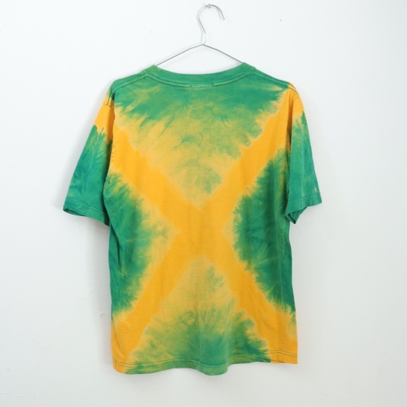 Vintage Y2K The Incredible Hulk Green Tie-dye Tee / 12Y+ - Picture 4 of 8